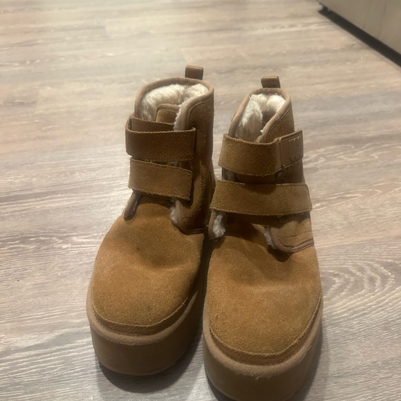 UGG Chestnut Suede Ankle Boots - Picture 2 of 5